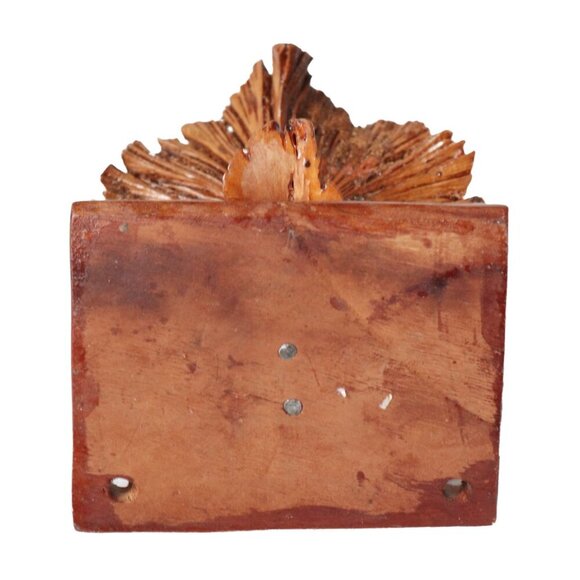 Vintage Hand-Carved Wooden Owl Bird Wood Burl Rustic Decor - Picture 7 of 8